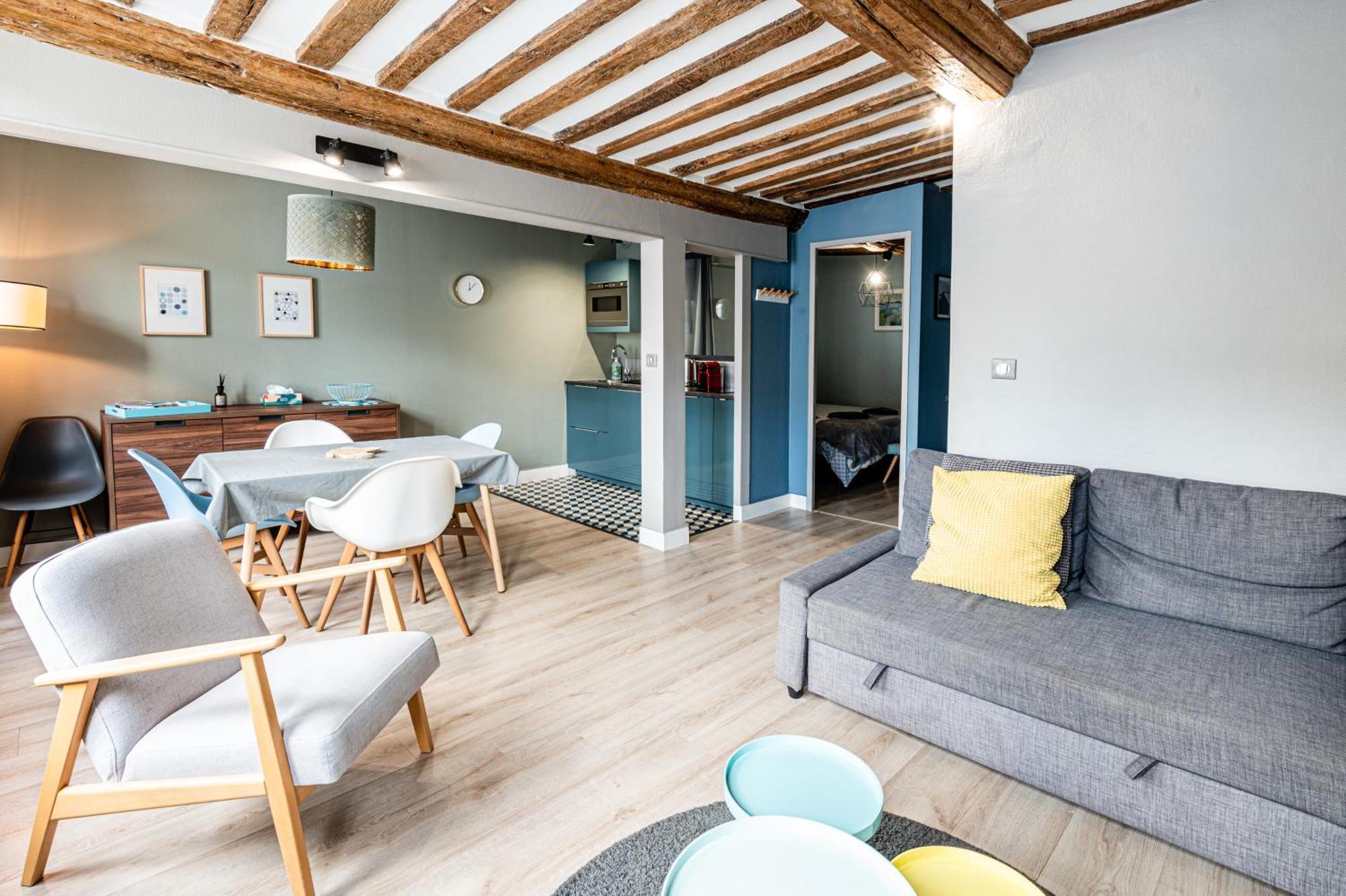 Ferienwohnung Cosy Loft - Plein Centre D'Honfleur Exterior foto