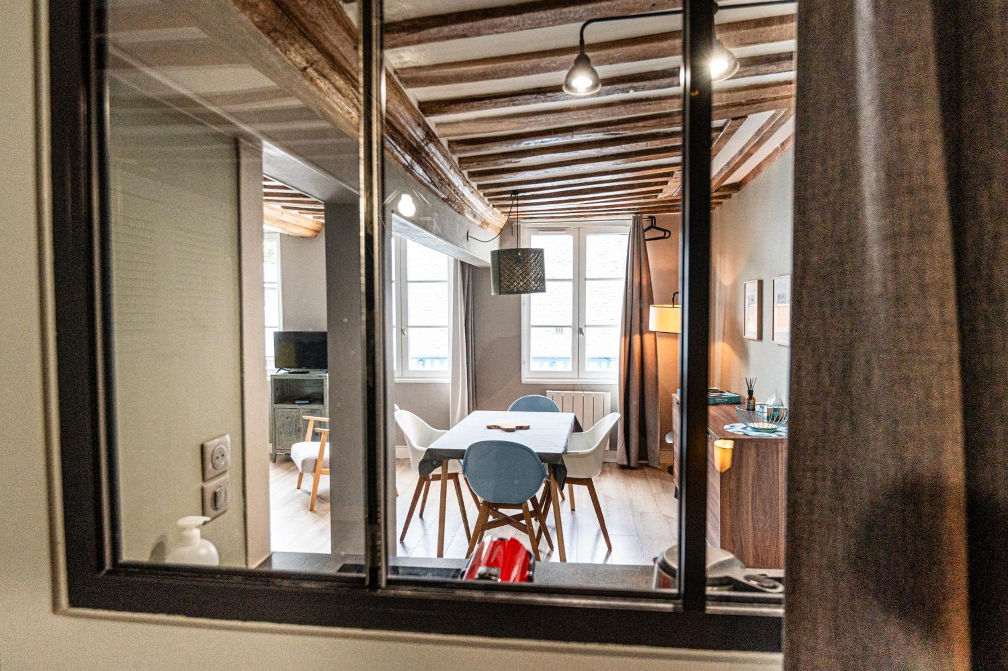 Ferienwohnung Cosy Loft - Plein Centre D'Honfleur Exterior foto
